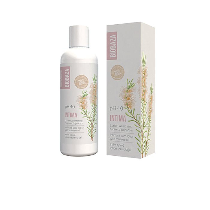 Sprchové mléko pro intimní hygienu s obsahem tea tree oil