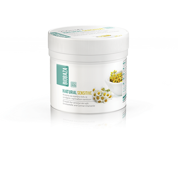 Krém pro citlivou pokožku se slaměnkou a heřmánkem